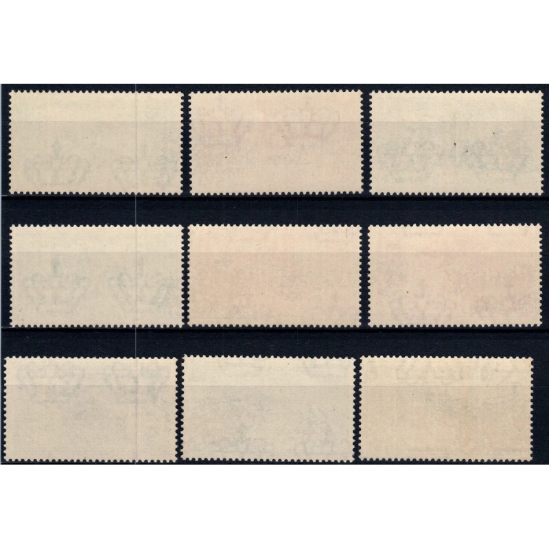 COLONIE 1932 EMISSIONI GENERALI CINQUANTENARIO GARIBALDINO S.2 G.I ...