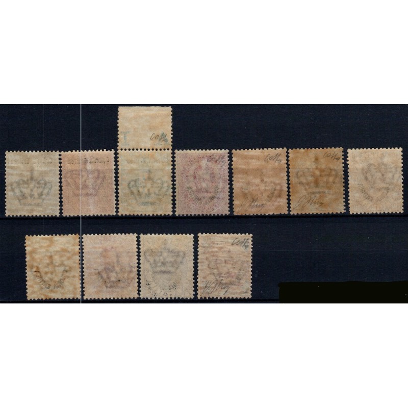 COLONIE 1893 ERITREA UMBERTO I S.1 11 VALORI G.I MNH** CERT.  | Fil...