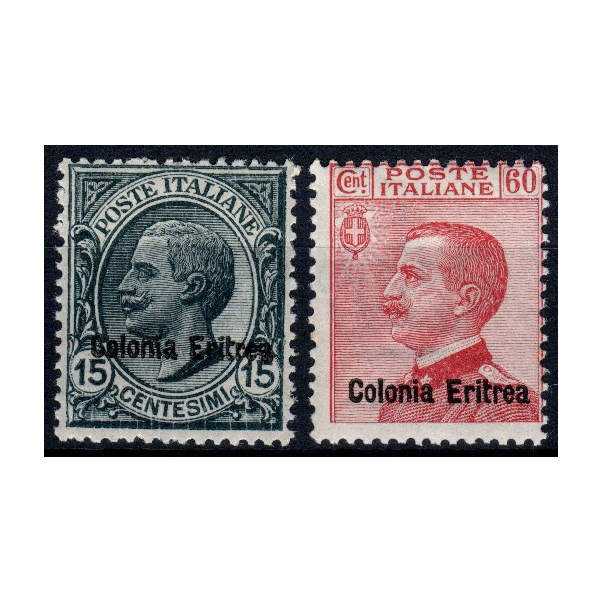COLONIE 1918-20 ERITREA SOPR. S.9 2 VALORI G.I MNH** | Filatelia M... COLONIE 1918-20 ERITREA SOPR. S.9 2 VALORI G.I MNH** | Filatelia M...