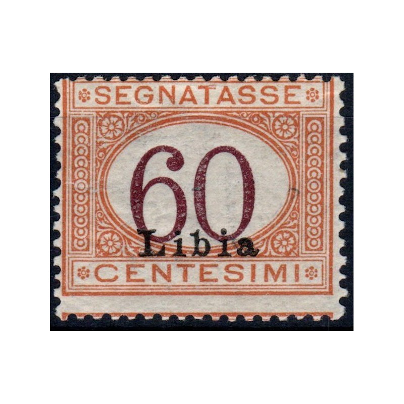 COLONIE 1925 LIBIA SEGNATASSE 60 CENT. N.11 G.I MNH**  | Filatelia ...