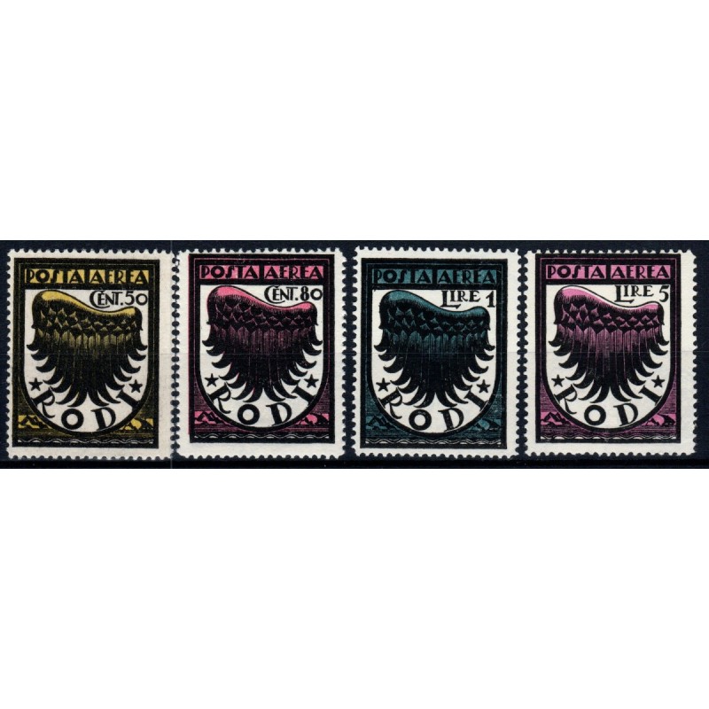 COLONIE 1934 EGEO LA STILIZZATA 4 VALORI S.33 G.I MNH**  | Filateli...