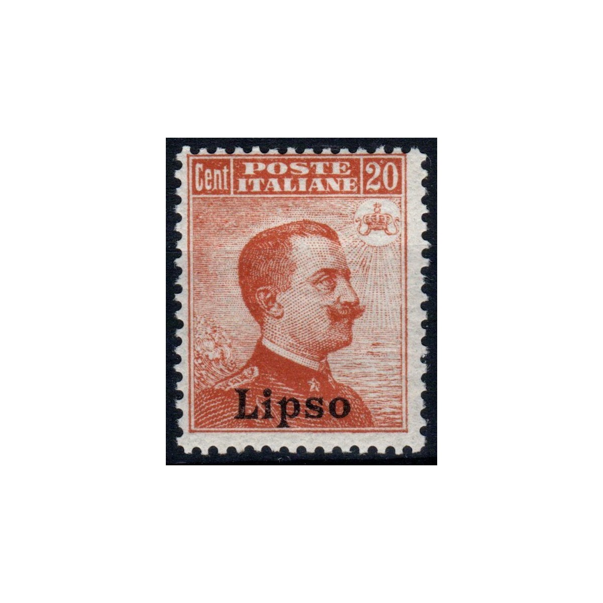COLONIE 1917 EGEO SOPR. LIPSO 20 CENT. SENZA FILIGRANA G.I MNH**  |... COLONIE 1917 EGEO SOPR. LIPSO 20 CENT. SENZA FILIGRANA G.I MNH**  |...