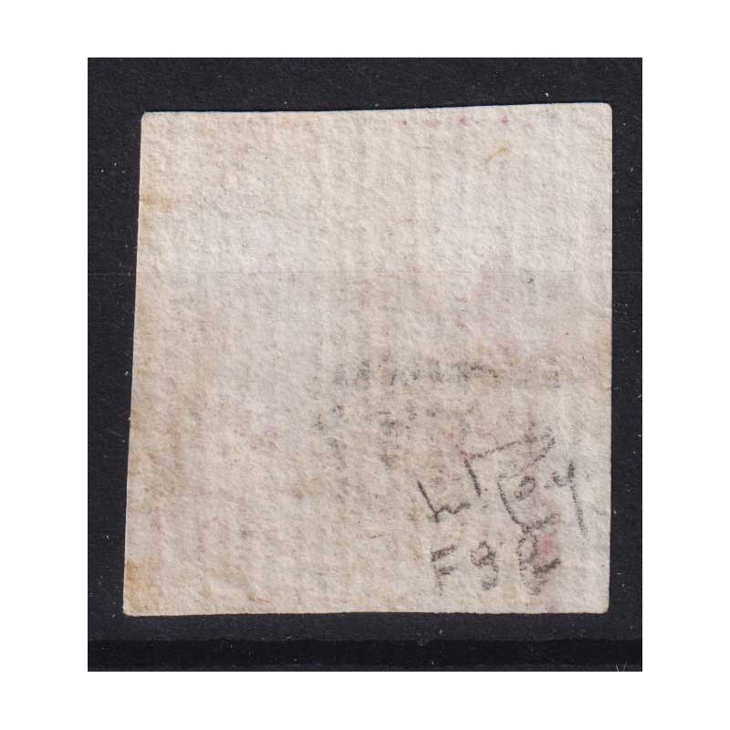NAPOLI 1858 20 GRANA FALSO II TIPO CARMINIO SU CARTA VERGATA N.F9b ...