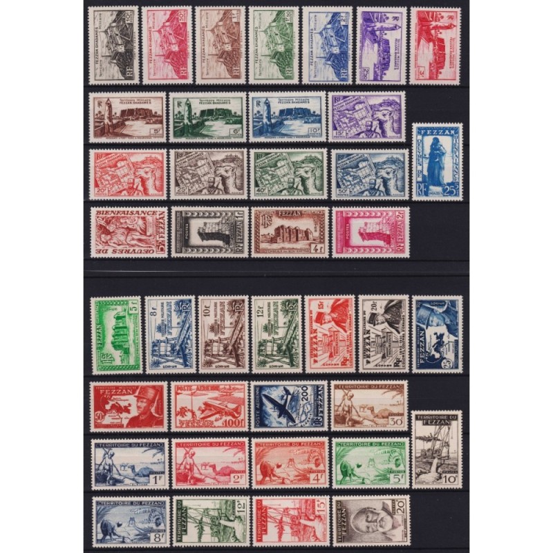 TERRITORIO MILITARE FEZZAN E GHADAMES SERIE COMPLETE G.I MNH**  | F...