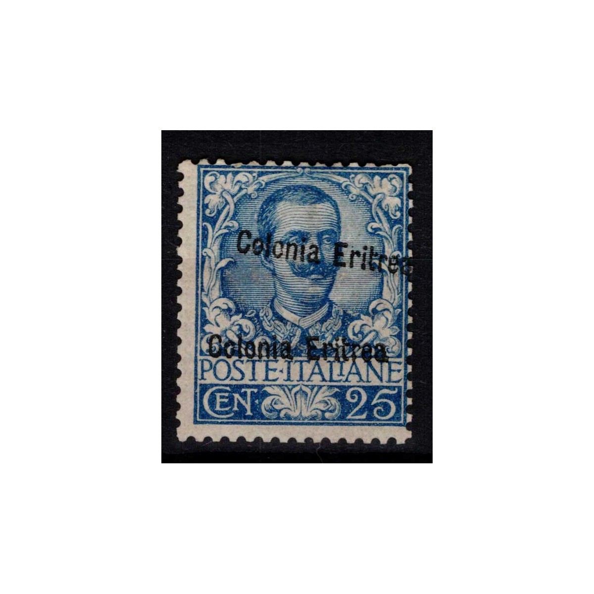 COLONIE ERITREA 1903 FLOREALE 25 CENT. VARIETA' 24d G.I MNH** CERT.... COLONIE ERITREA 1903 FLOREALE 25 CENT. VARIETA' 24d G.I MNH** CERT....