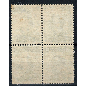 REGNO D'ITALIA 1906 QUARTINA 15 CENTESIMI N.80 G.I MNH** / G.O MH* ...