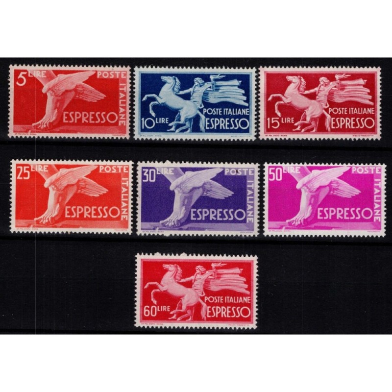 REPUBBLICA 1945-52 ESPRESSI DEMOCRATICA 7 V. G.I MNH**  | Filatelia...