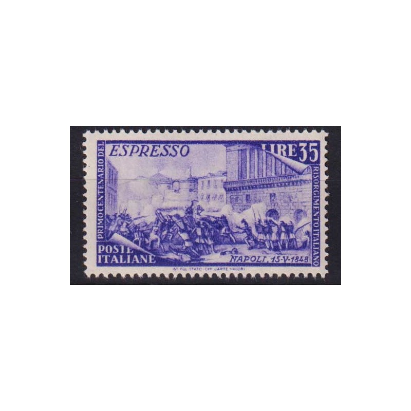 REPUBBLICA 1948 RISORGIMENTO ESPRESSO 35 LIRE G.I MNH**  | Filateli...