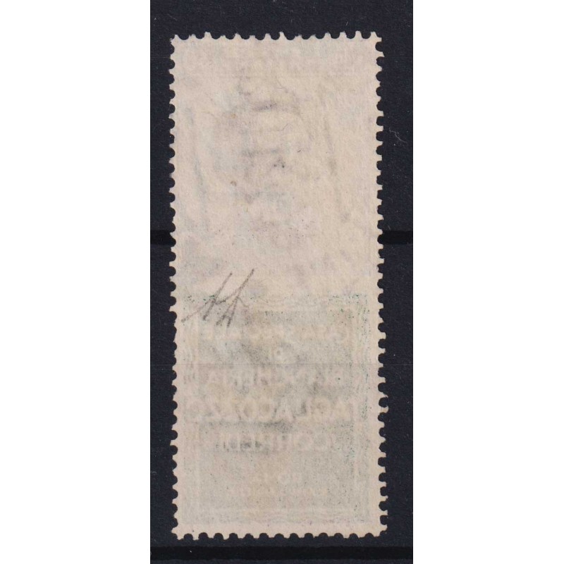 REGNO D'ITALIA 1924-25 PUBBLICITARI 50 CENTESIMI TAGLIACOZZO N.17 U...