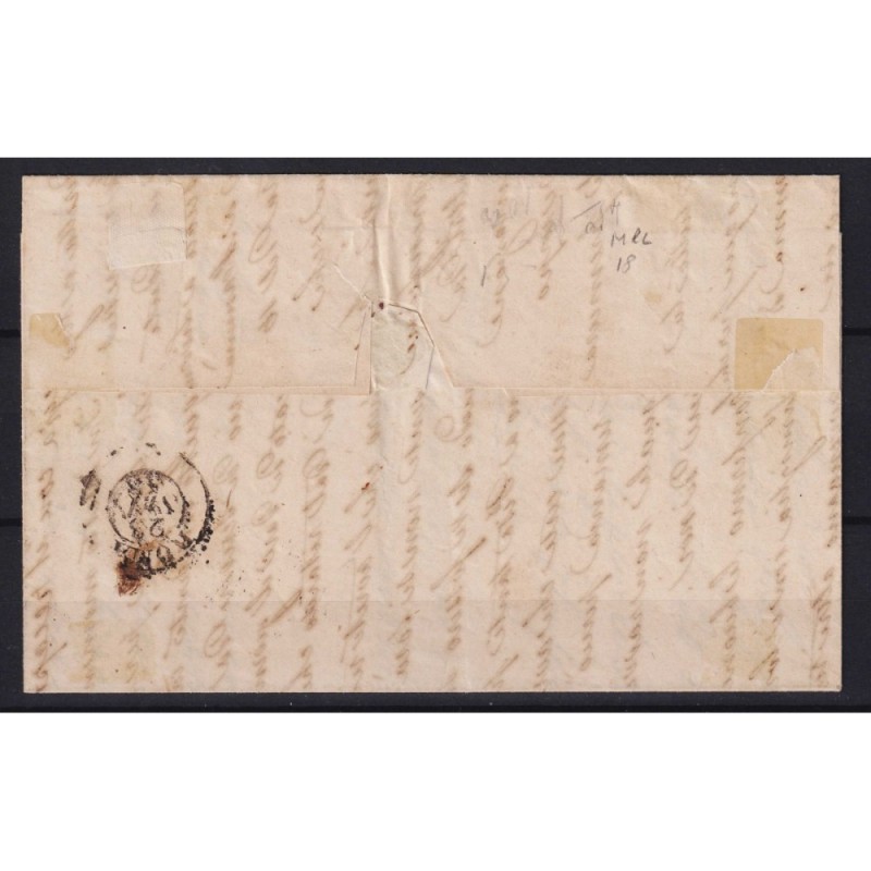 TOSCANA 1857 STRISCIA 2 CRAZIE AZZURRO GRIGIO VERDASTRO N.13a US. S...