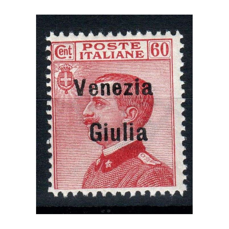 OCCUPAZIONI VENEZIA GIULIA 1918-19 60 CENTESIMI N.28 G.I MNH**  | F...