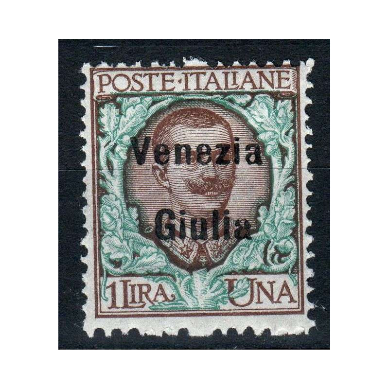OCCUPAZIONI VENEZIA GIULIA 1918-19 1 LIRA N.29 G.I MNH**  | Filatel...