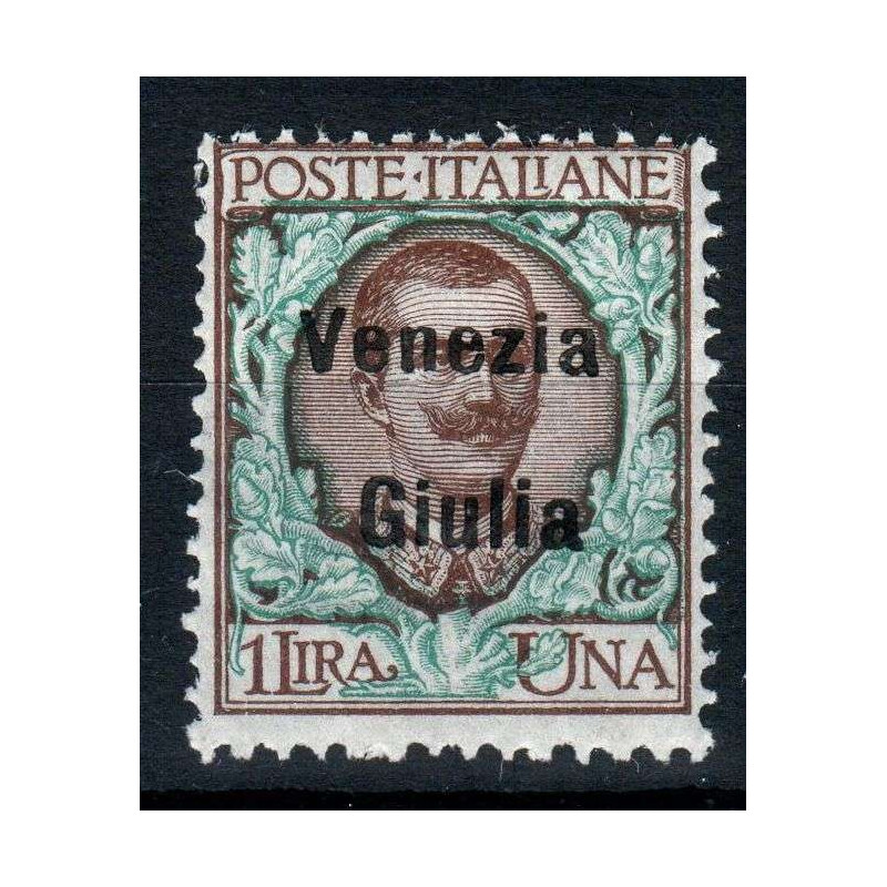 OCCUPAZIONI VENEZIA GIULIA 1918-19 1 LIRA N.29 G.I MNH**  | Filatel...
