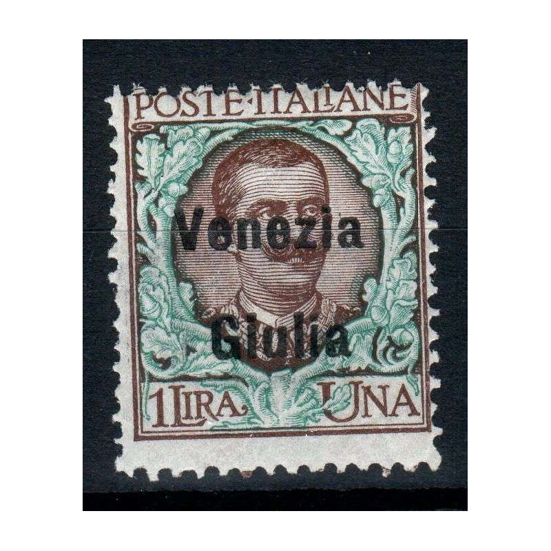 OCCUPAZIONI VENEZIA GIULIA 1918-19 1 LIRA N.29 G.I MNH**  | Filatel...