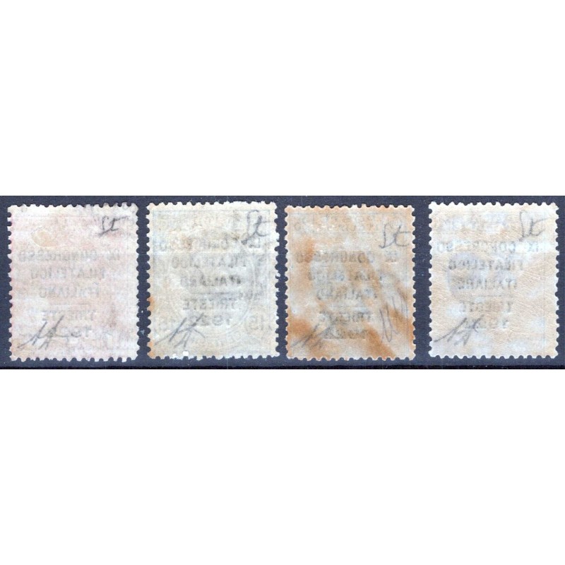 REGNO D'ITALIA 1922 CONGRESSO FILATELICO 4 V. G.O MLH* / G.I MNH** ...