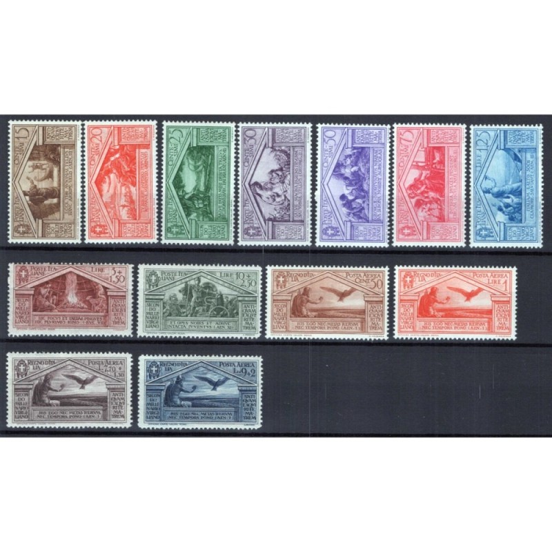 REGNO D'ITALIA 1930 BIMILLENARIO VIRGILIO 13 VALORI G.I MNH**  | Fi...