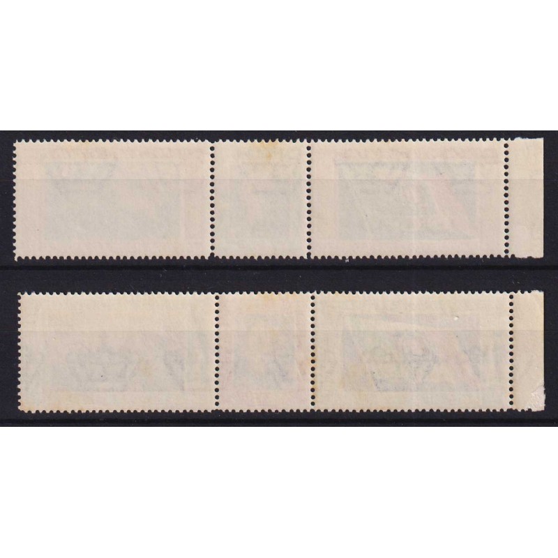 REGNO 1933 TRITTICI CROCIERA NORD ATLANTICA I – RECA 2 V. G.I MNH**...