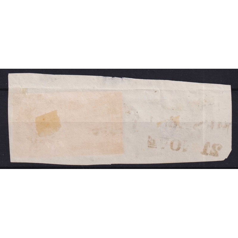 SICILIA 1859 COPPIA 1 GRANO BRUNO OLIVASTRO I TAV. II STATO N.3d US...