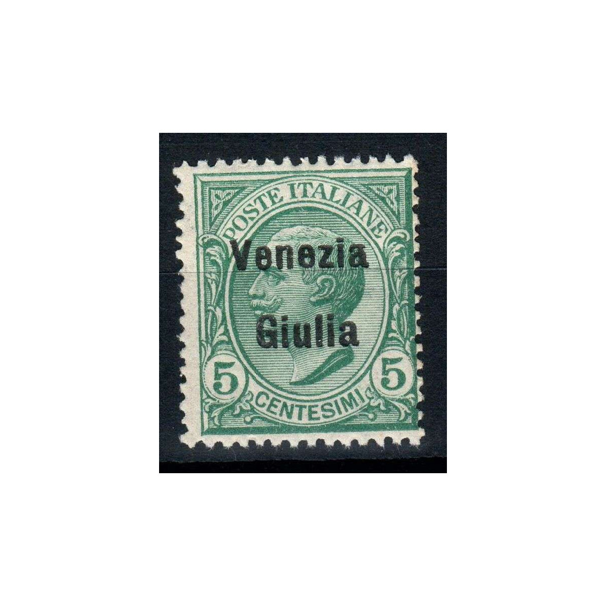 OCCUPAZIONI VENEZIA GIULIA 1918-19 5 CENTESIMI N.21 G.I MNH**  | Fi... OCCUPAZIONI VENEZIA GIULIA 1918-19 5 CENTESIMI N.21 G.I MNH**  | Fi...