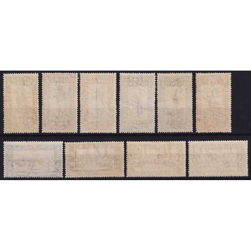 COLONIE ERITREA 1930 SOGGETTI AFRICANI 10 VALORI G.I MNH**  | Filat...