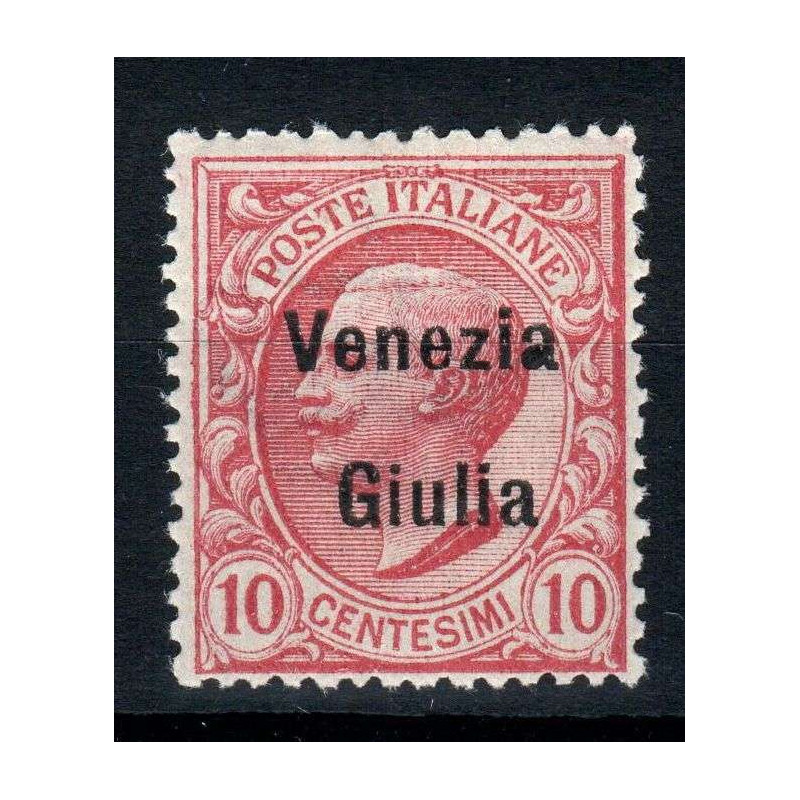 OCCUPAZIONI VENEZIA GIULIA 1918-19 10 CENTESIMI N.22 G.I MNH**  | F...