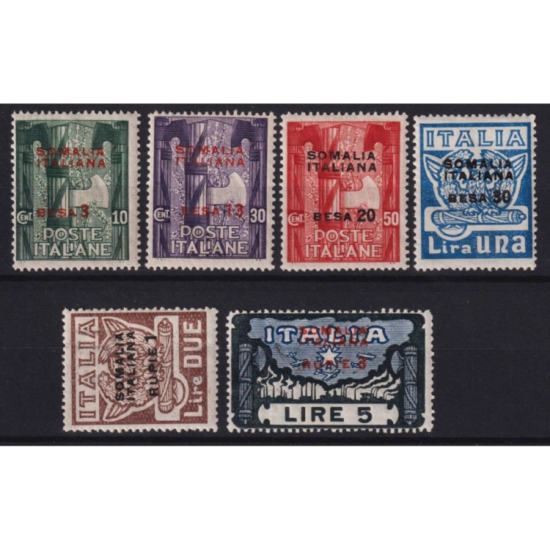 COLONIE SOMALIA 1923 MARCIA SU ROMA 6 V. G.I MNH**  | Filatelia Meloni
