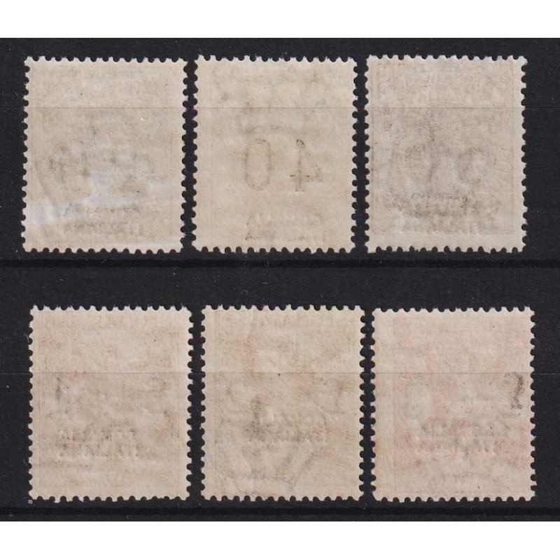 COLONIE SOMALIA 1926 SEGNATASSE PER VAGLIA 6 V. N.7-12 G.I MNH**  |...