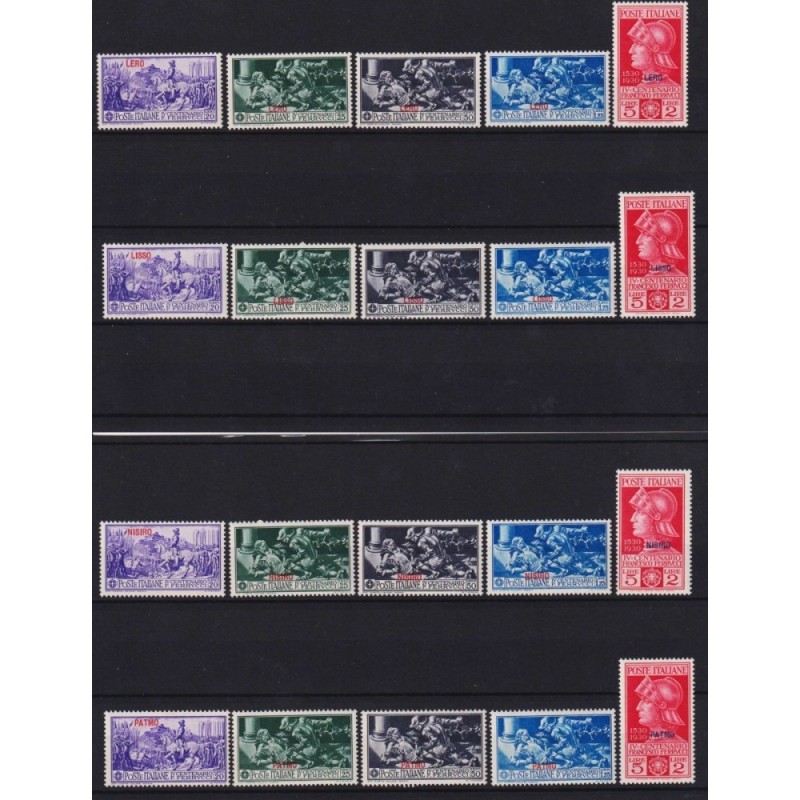 COLONIE EGEO FERRUCCI GIRI 13 ISOLE G.I MNH**  | Filatelia Meloni