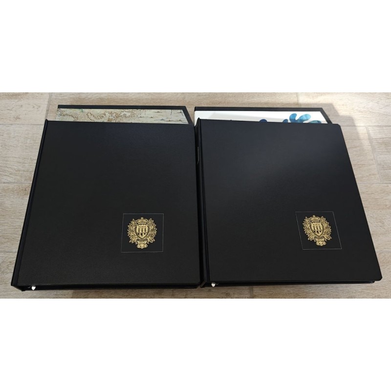 COLLEZIONE SAN MARINO 1953/61 DUE ALBUM GBE FOTO IN DESCRIZIONE  | ...