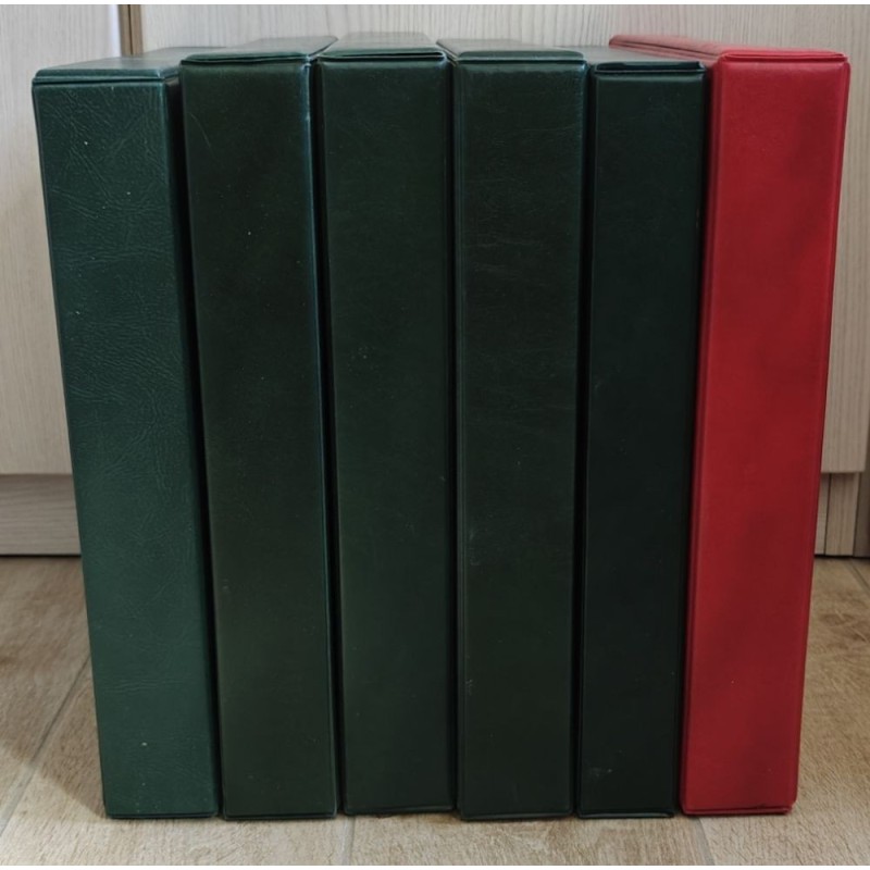 COLLEZIONE REPUBBLICA SPECIALIZZAZIONI 6 ALBUM MARINI FOTO IN DESCR...