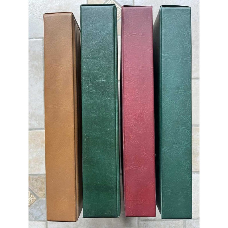 COLLEZIONE COLONIE ITALIANE 4 ALBUM G.O MH*/ US FOTO IN DESCRIZIONE...