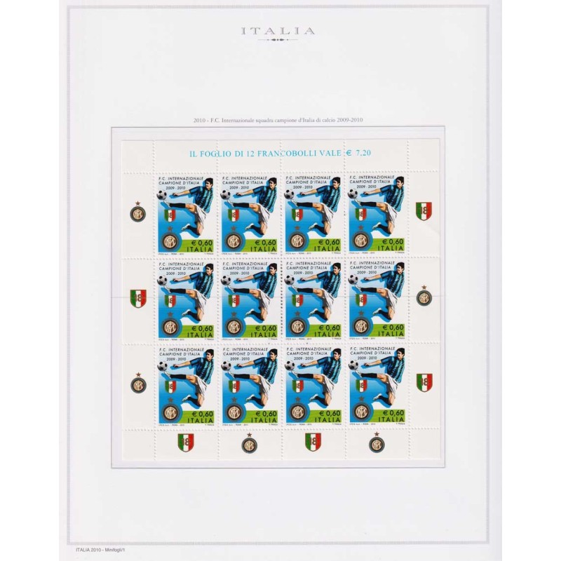 REPUBBLICA 2010 ANNATA COMPLETA + FOGLIETTI SU FOGLI MARINI  | Fila...