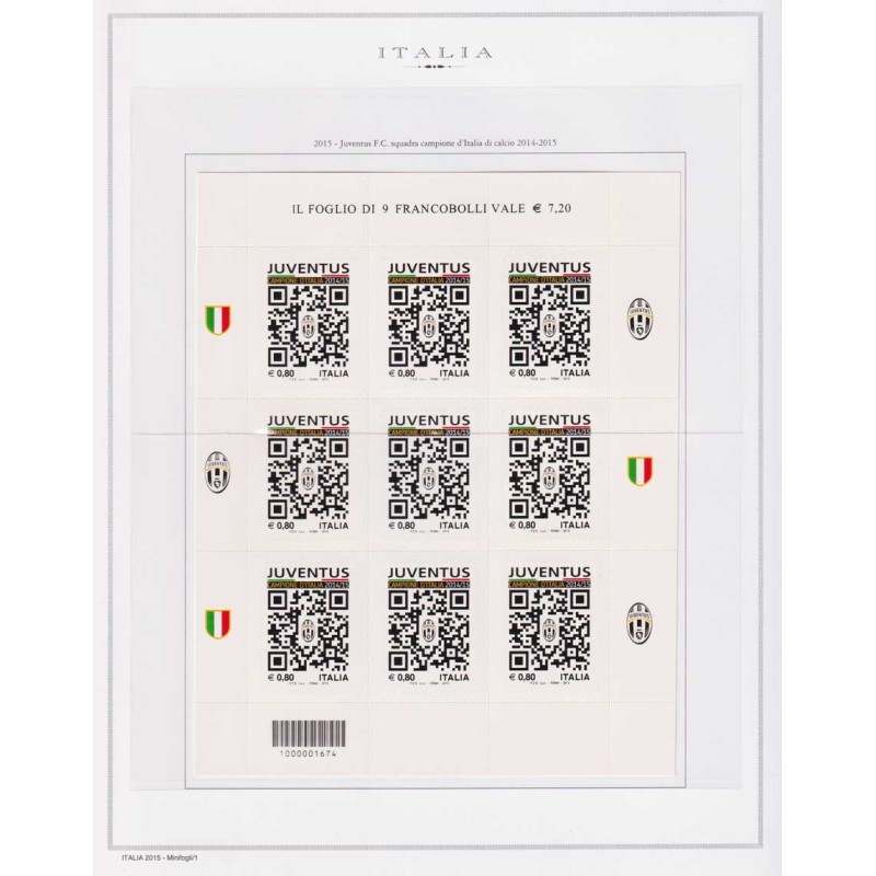 REPUBBLICA 2015 ANNATA COMPLETA + FOGLIETTI SU FOGLI MARINI  | Fila...