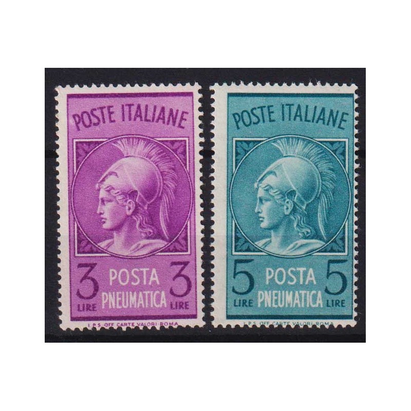 REPUBBLICA 1947 POSTA PNEUMATICA 2 V. N.18-19 G.I MNH**  | Filateli...