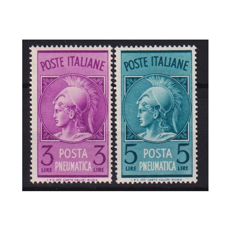 REPUBBLICA 1947 POSTA PNEUMATICA 2 V. N.18-19 G.I MNH**  | Filateli...