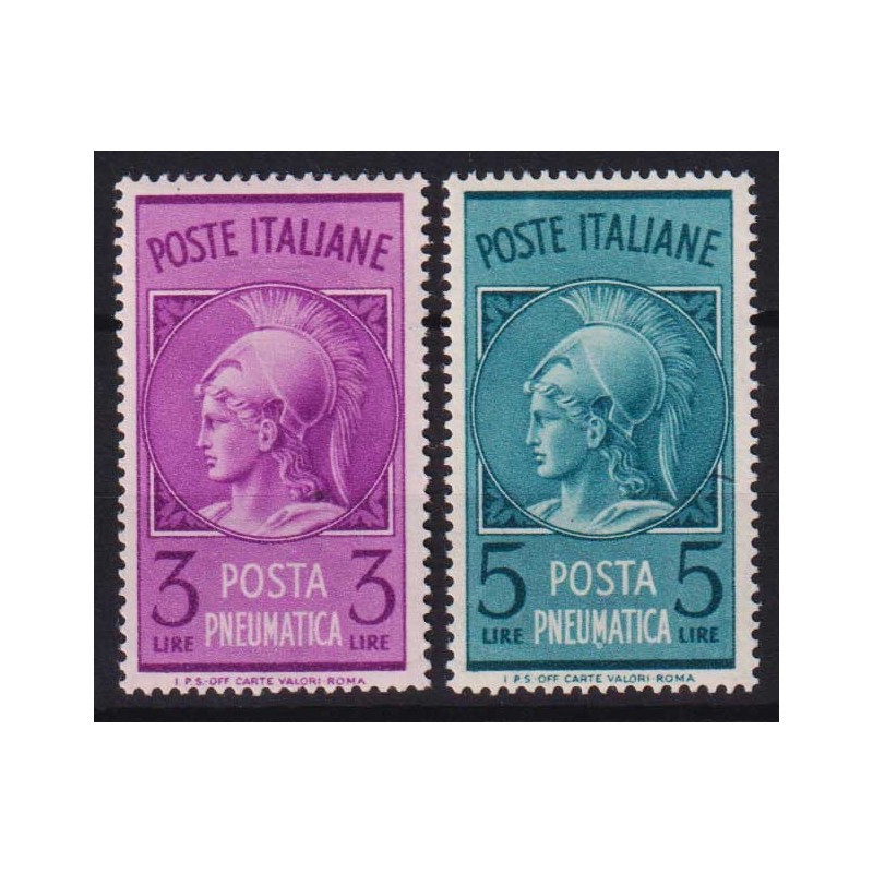 REPUBBLICA 1947 POSTA PNEUMATICA 2 V. N.18-19 G.I MNH**  | Filateli...