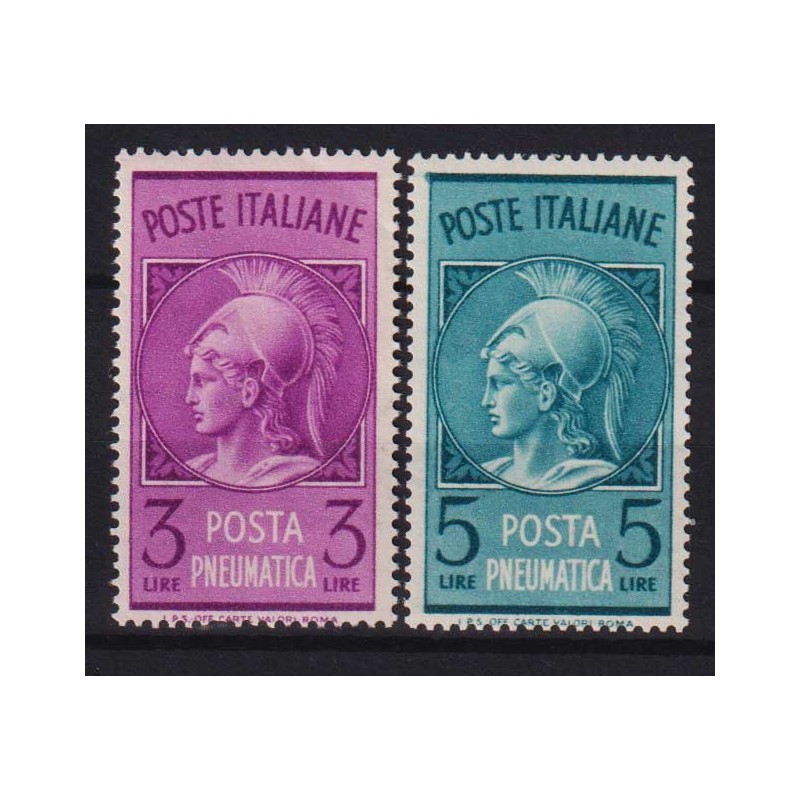REPUBBLICA 1947 POSTA PNEUMATICA 2 V. N.18-19 G.I MNH**  | Filateli...