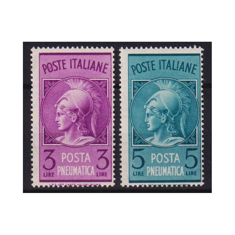 REPUBBLICA 1947 POSTA PNEUMATICA 2 V. N.18-19 G.I MNH**  | Filateli...