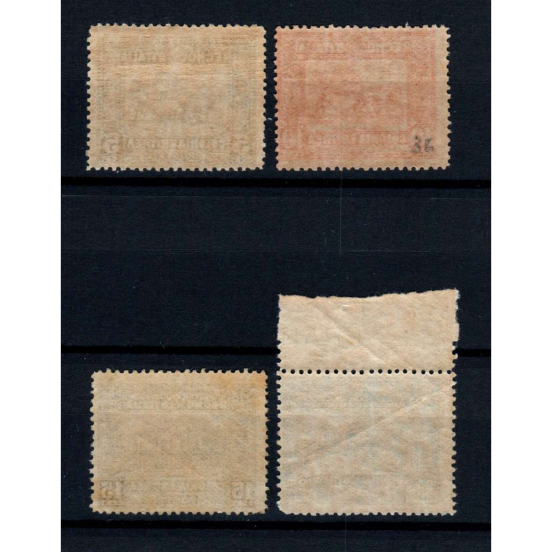 COLONIE ERITREA 1910-14 SOGGETTI AFRICANI 4 VALORI G.I MNH** CERT. ...