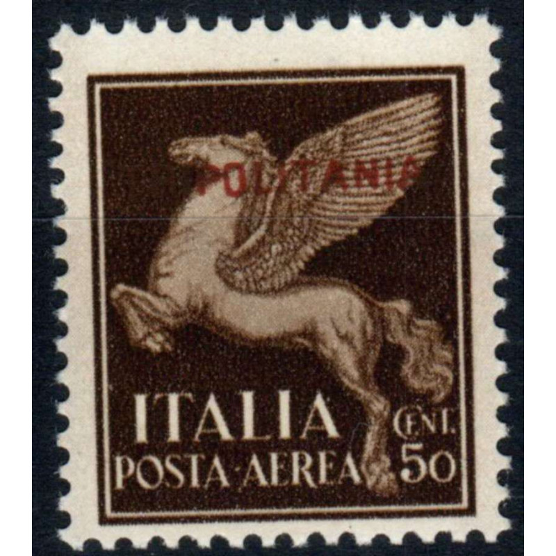 COLONIE TRIPOLITANIA 1930 POSTA AEREA 50 CENTESIMI N.8 G.I MNH**  |...