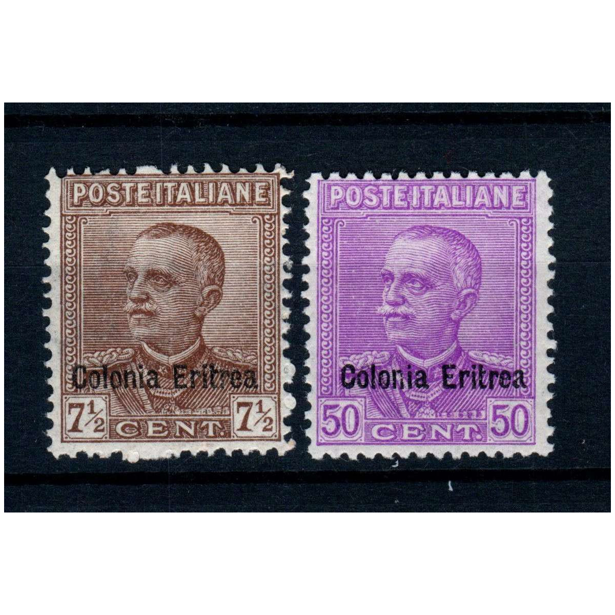 COLONIE ERITREA 1928-29 PARMEGGIANI SOPRASTAMPATI N.142-143 2 VALOR... COLONIE ERITREA 1928-29 PARMEGGIANI SOPRASTAMPATI N.142-143 2 VALOR...