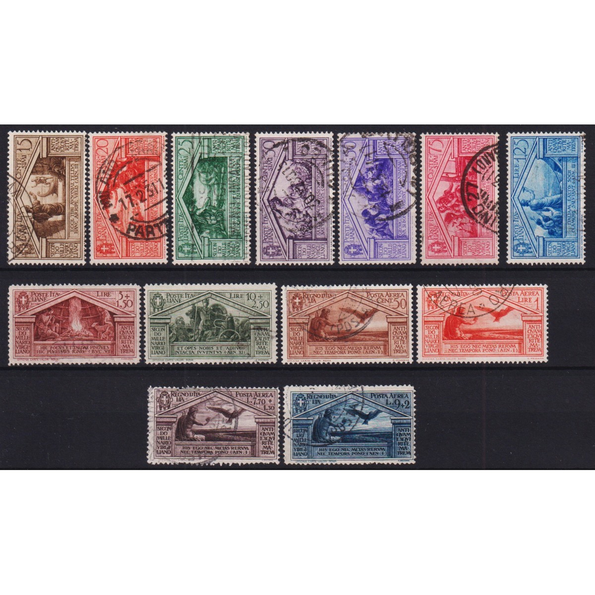 REGNO D'ITALIA 1930 VIRGILIO 13 V. US. ALCUNI ANNULLI ORIGINALI  | ... REGNO D'ITALIA 1930 VIRGILIO 13 V. US. ALCUNI ANNULLI ORIGINALI  | ...