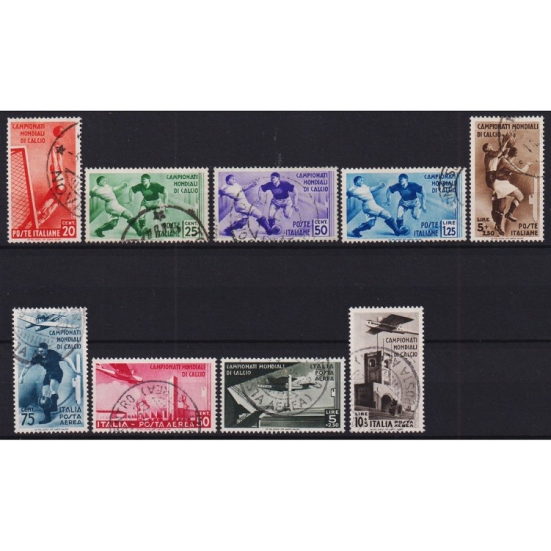 REGNO 1934 CAMPIONATI MONDIALI DI CALCIO 9 V. US. ALCUNI ANNULLI OR...