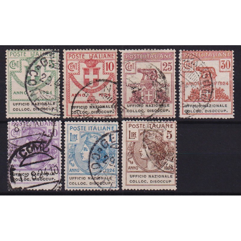REGNO 1914-22 PACCHI POSTALI NODO 13 V. US. ALCUNI ANNULLI ORIGINAL...