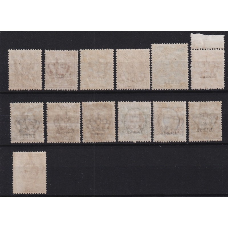 COLONIE LIBIA 1912-15 SERIE COMPLETA 12 V. + N.20 G.I MNH** / G.O M...