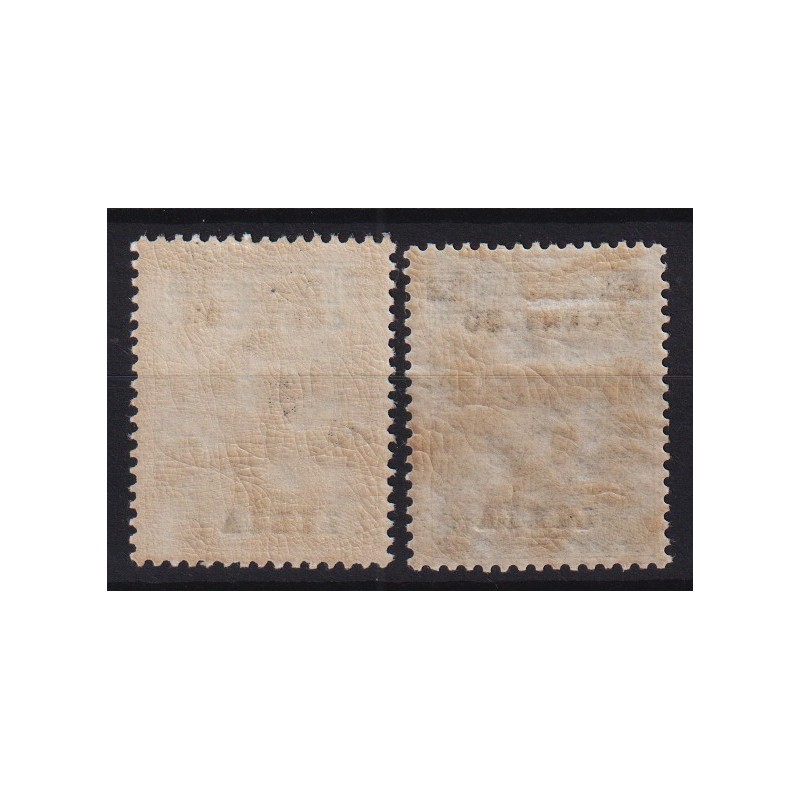 COLONIE LIBIA 1916 MICHETTI 20 C. SU 15 C. 2 V. N.17-17/I G.I MNH**...