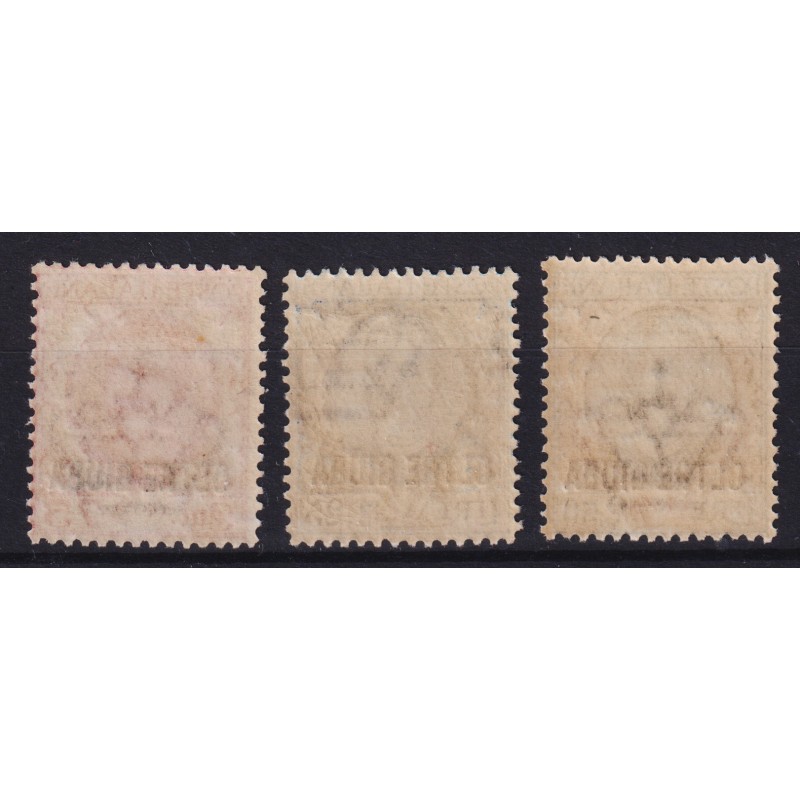 COLONIE OLTRE GIUBA 1925 FLOREALE MODIFICATA 3 V. N.42-44 G.I MNH**...