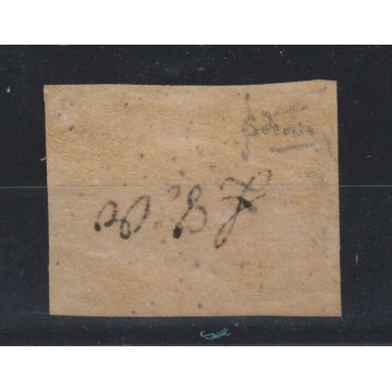 STATO PONTIFICIO 1852 50 BAJ. N.10 CON VARIETA' G.O MLH* CERT.  | F...
