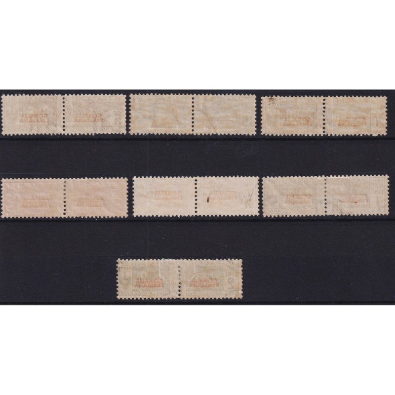 COLONIE SOMALIA 1926-31 PACCHI POSTALI NON EMESSI N.43-49 G.O MH* C...