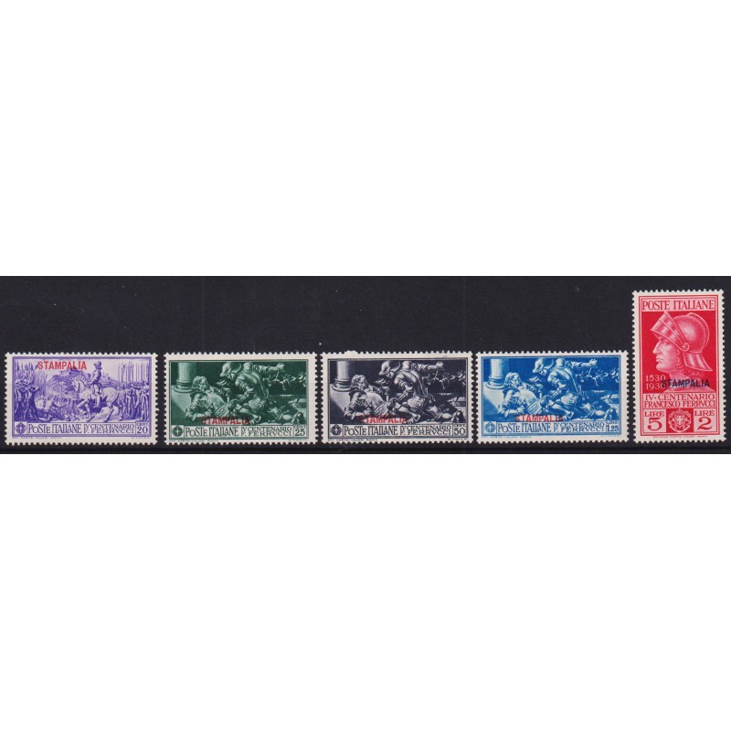 COLONIE EGEO 1930 FERRUCCI GIRO 13 ISOLE G.O MH*  | Filatelia Meloni